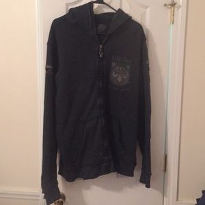 Affliction hoodie large